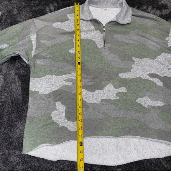 NWOT Aerie Camo soft half zip oversized sweater size small - Picture 6 of 7